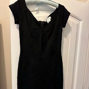 Tadashi black cocktail dress.